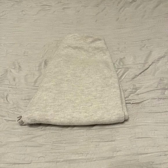 Oatmeal straight leg sweatpants. - Picture 2 of 2